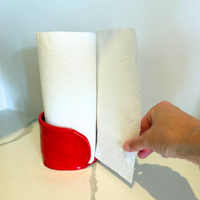 Paper towel holder template