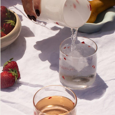 Hearts glass carafe - Modeletto Store