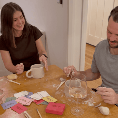 Date-night ceramic pottery kit BUNDLE