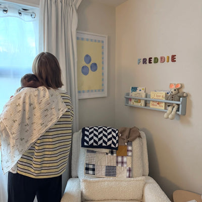 Nursery room letters air-dry pottery kit