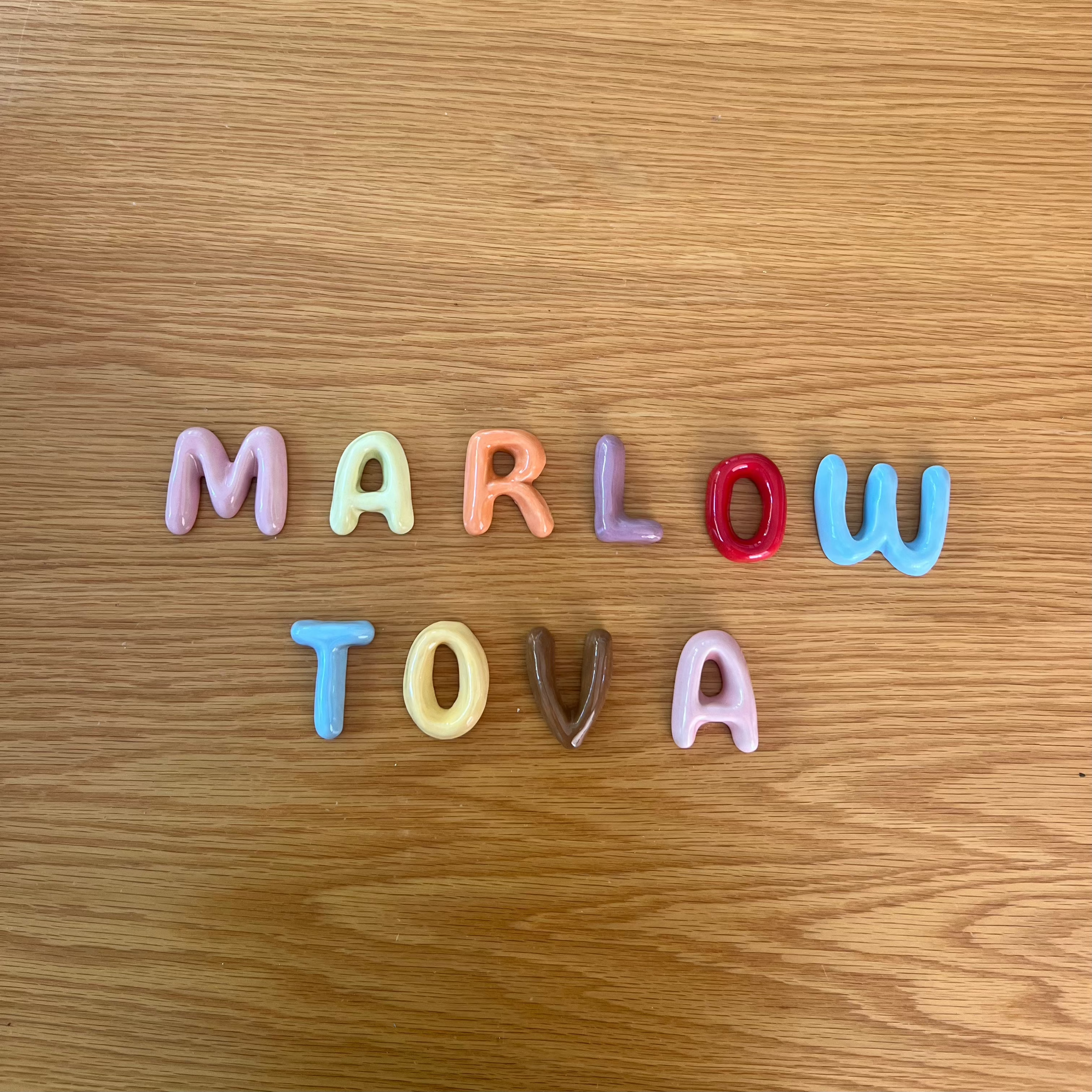 Nursery Room Letters Template