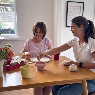 Date-night ceramic pottery kit BUNDLE