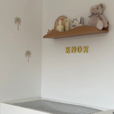 Nursery room letters air-dry pottery kit