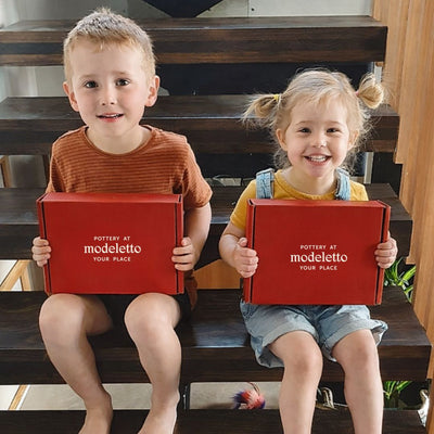 Junior air-dry clay kit