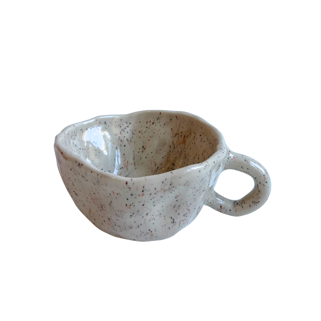 Vanilla speckle mug