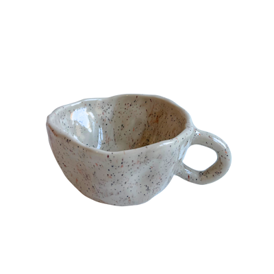 Vanilla speckle mug