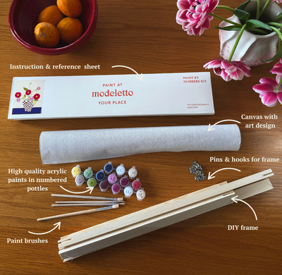 Faiori in Vaso Paint By Numbers Kit