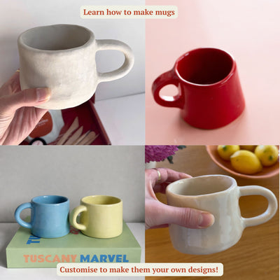 Date-night ceramic pottery kit BUNDLE