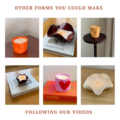 Candle & air-dry pottery making kit