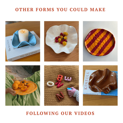 Date-night ceramic pottery kit BUNDLE