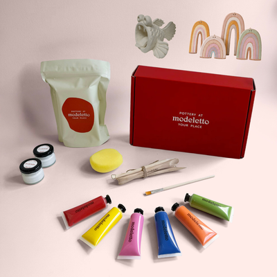 Junior air-dry clay kit