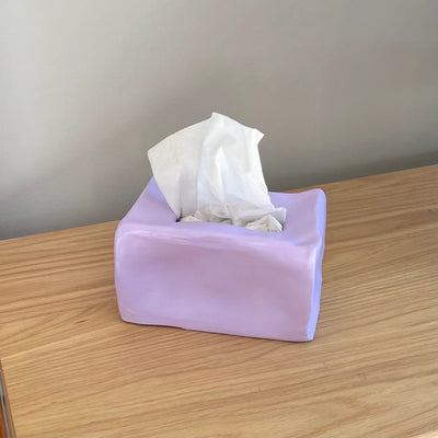 Make this tissue box using our pottery template