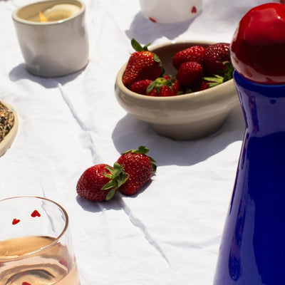 Hearts glass tumbler - Modeletto Store 