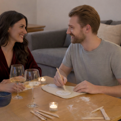 Date-night ceramic pottery kit BUNDLE