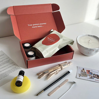 Candle & pottery making kit