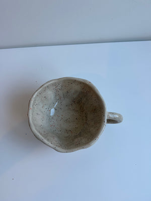 Vanilla speckle mug