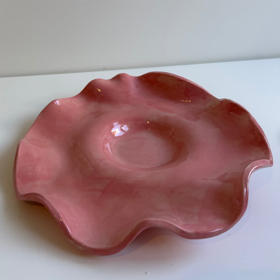 Wave coffee table bowl second (pink)
