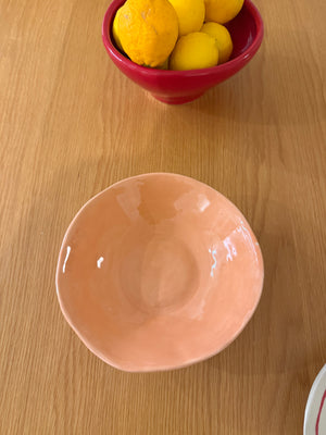 Ceramic footed bowl sample