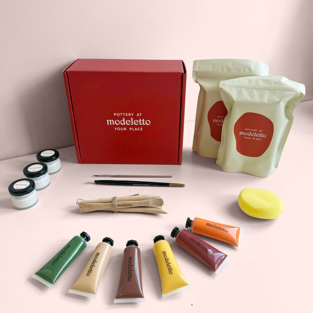 Pottery Storage Kit Air-dry pottery kit BUNDLE