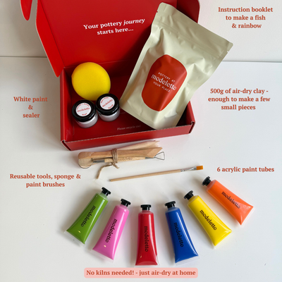 Junior air-dry clay kit