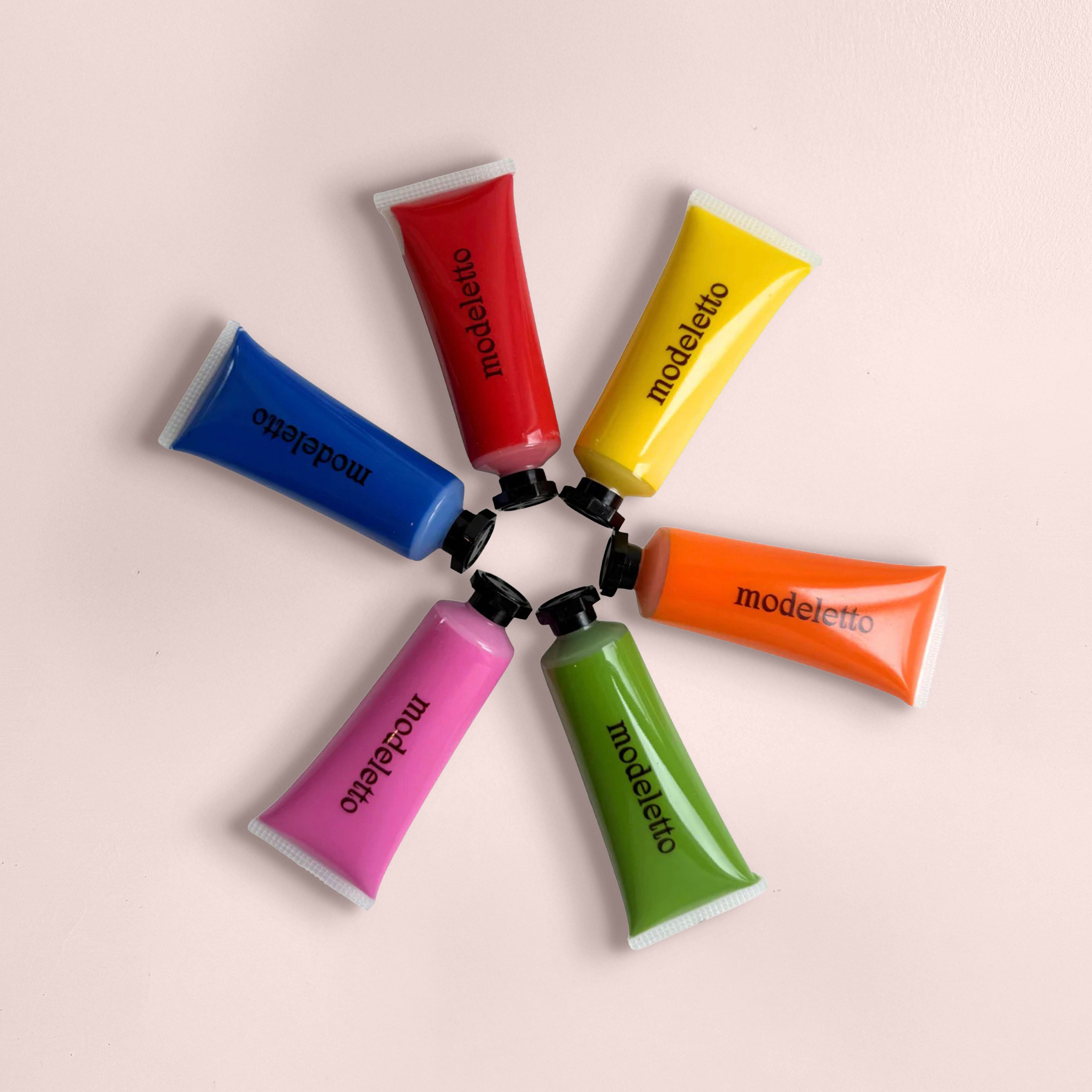 Classic acrylic paint set (6 colours)